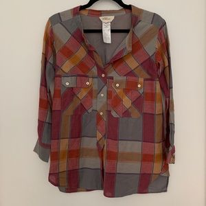 Isabel Marant Etoile plaid top